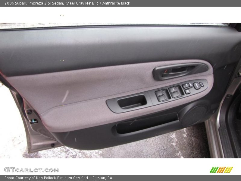 Steel Gray Metallic / Anthracite Black 2006 Subaru Impreza 2.5i Sedan