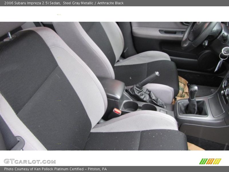 Steel Gray Metallic / Anthracite Black 2006 Subaru Impreza 2.5i Sedan