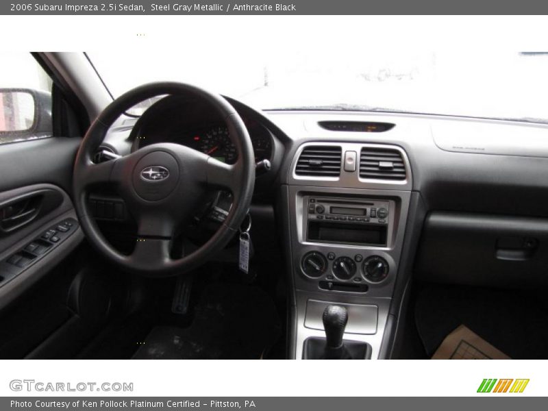 Steel Gray Metallic / Anthracite Black 2006 Subaru Impreza 2.5i Sedan