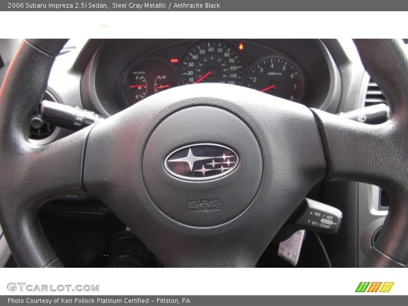 Steel Gray Metallic / Anthracite Black 2006 Subaru Impreza 2.5i Sedan