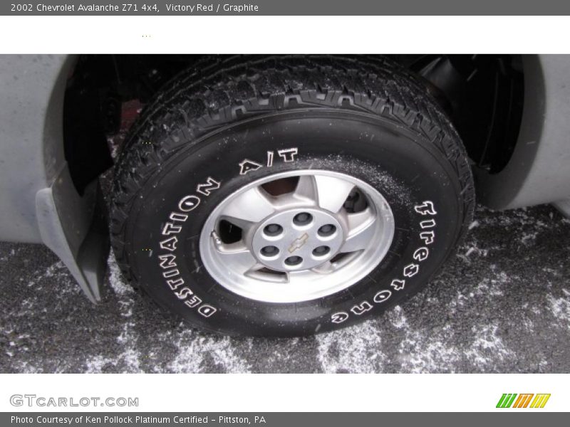 Victory Red / Graphite 2002 Chevrolet Avalanche Z71 4x4