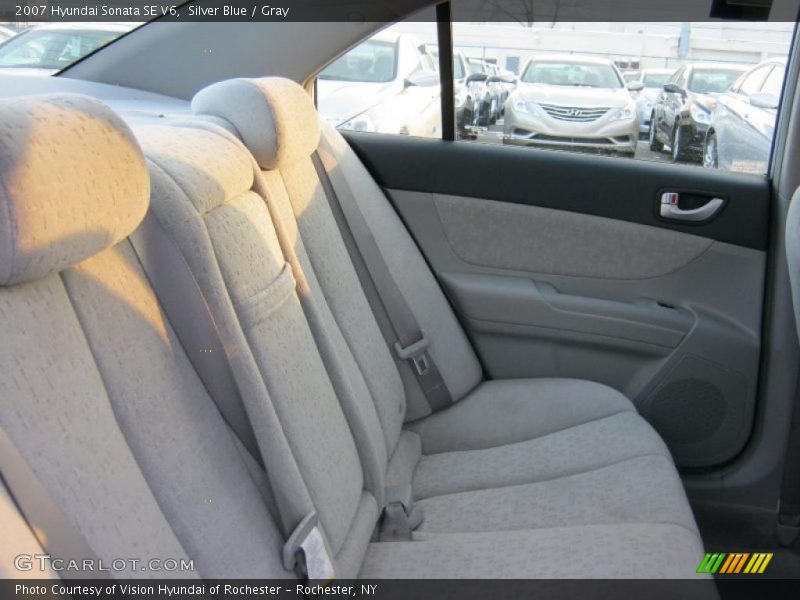 Silver Blue / Gray 2007 Hyundai Sonata SE V6