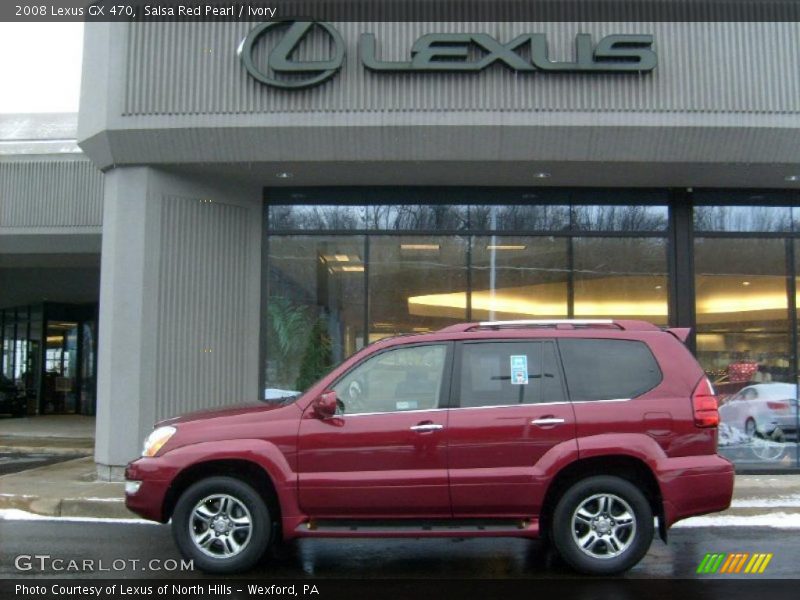 Salsa Red Pearl / Ivory 2008 Lexus GX 470