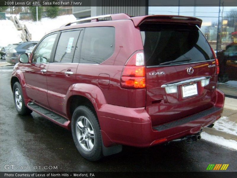 Salsa Red Pearl / Ivory 2008 Lexus GX 470