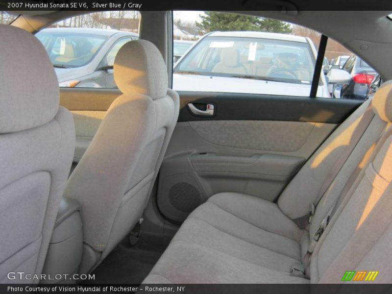 Silver Blue / Gray 2007 Hyundai Sonata SE V6