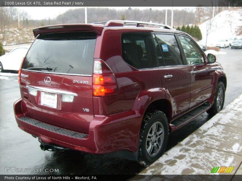 Salsa Red Pearl / Ivory 2008 Lexus GX 470