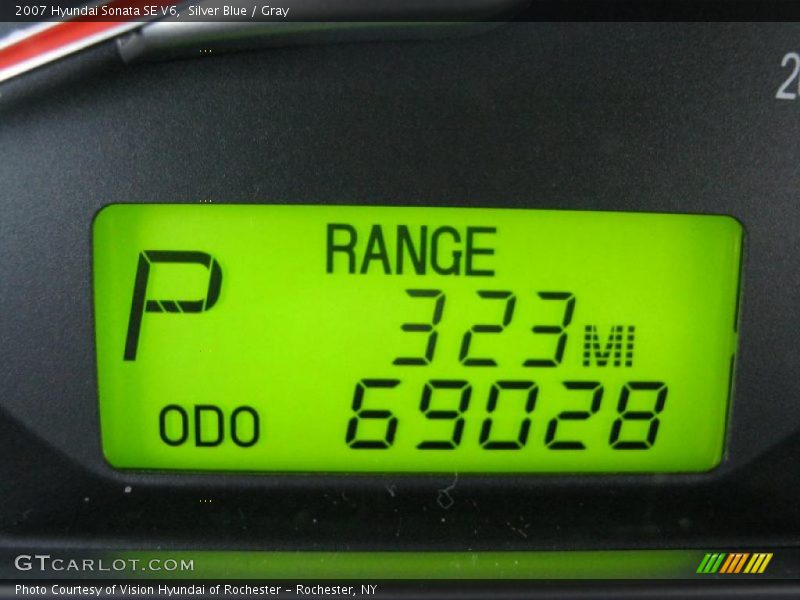 Silver Blue / Gray 2007 Hyundai Sonata SE V6