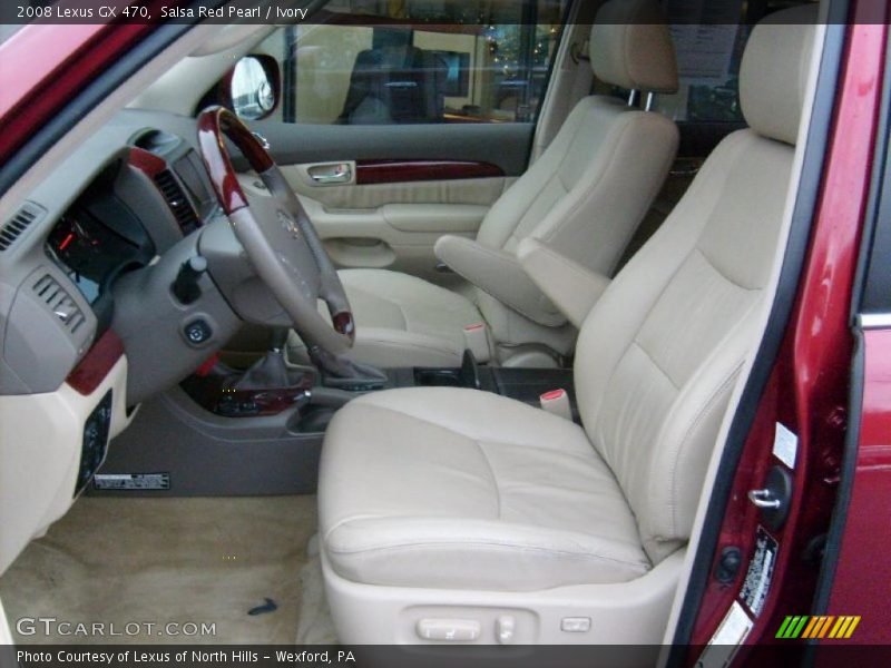 Salsa Red Pearl / Ivory 2008 Lexus GX 470