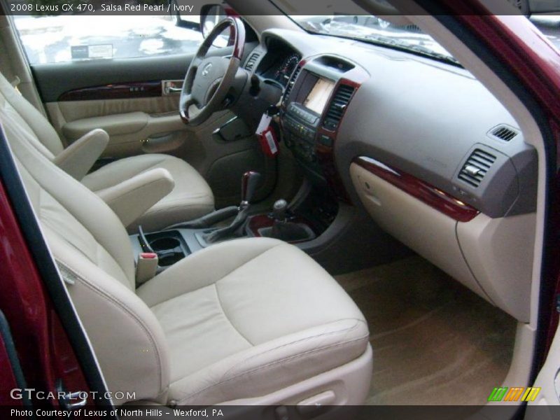 Salsa Red Pearl / Ivory 2008 Lexus GX 470