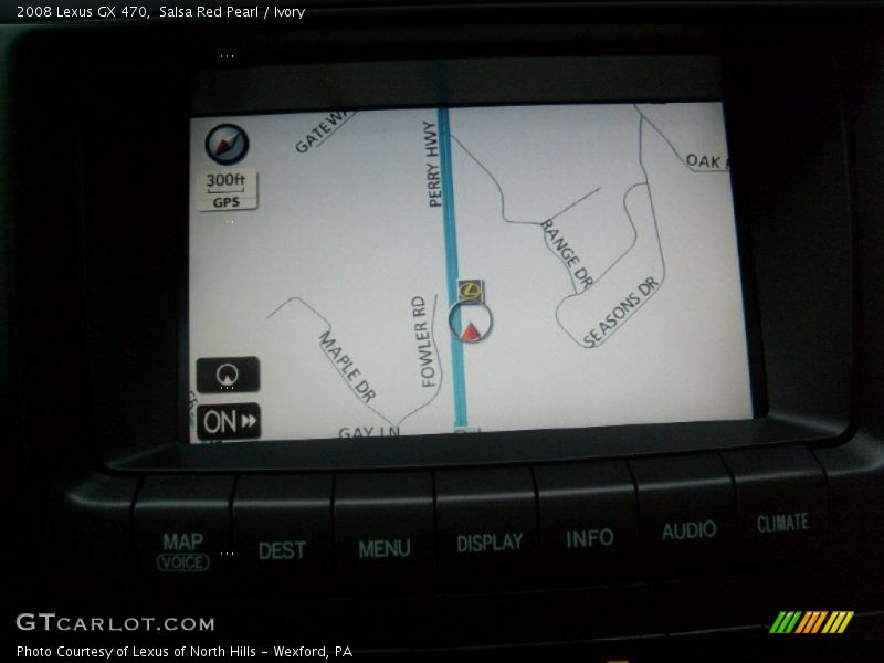 Salsa Red Pearl / Ivory 2008 Lexus GX 470