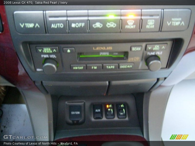 Salsa Red Pearl / Ivory 2008 Lexus GX 470