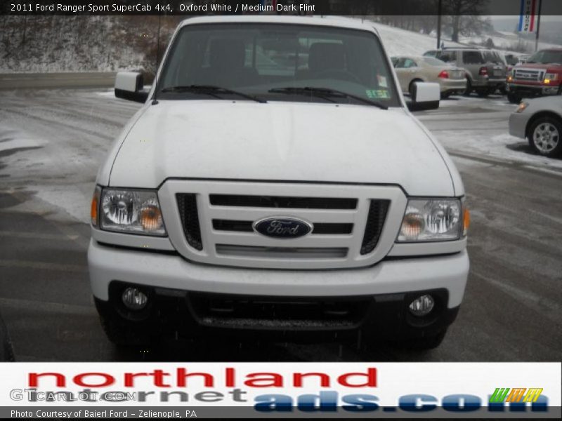 Oxford White / Medium Dark Flint 2011 Ford Ranger Sport SuperCab 4x4