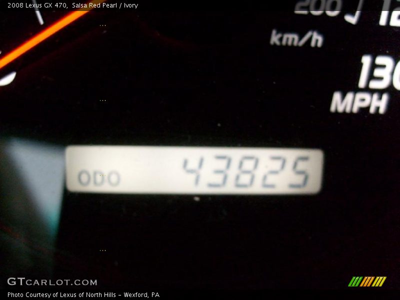 Salsa Red Pearl / Ivory 2008 Lexus GX 470
