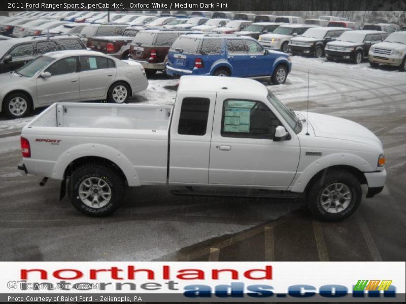 Oxford White / Medium Dark Flint 2011 Ford Ranger Sport SuperCab 4x4