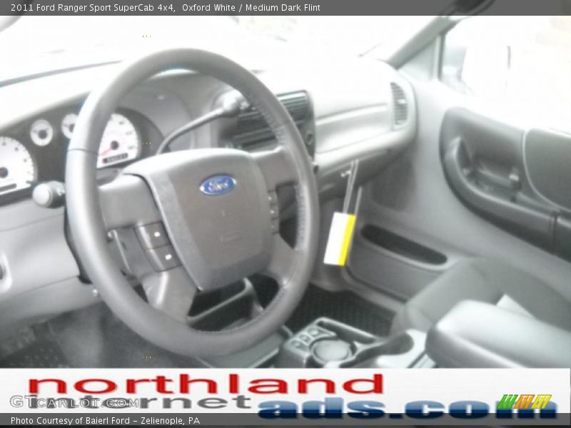 Oxford White / Medium Dark Flint 2011 Ford Ranger Sport SuperCab 4x4