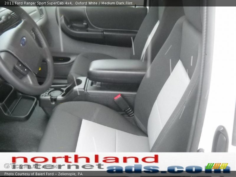 Oxford White / Medium Dark Flint 2011 Ford Ranger Sport SuperCab 4x4
