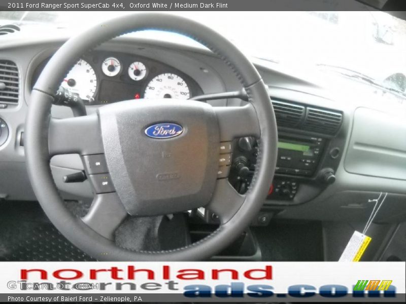 Oxford White / Medium Dark Flint 2011 Ford Ranger Sport SuperCab 4x4