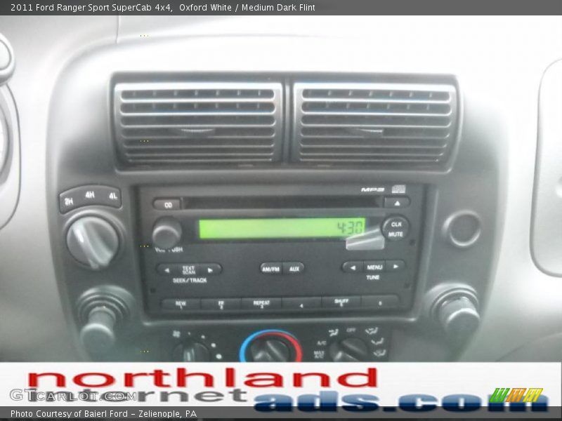 Oxford White / Medium Dark Flint 2011 Ford Ranger Sport SuperCab 4x4