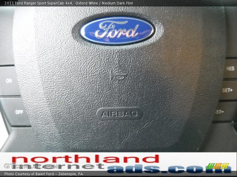 Oxford White / Medium Dark Flint 2011 Ford Ranger Sport SuperCab 4x4