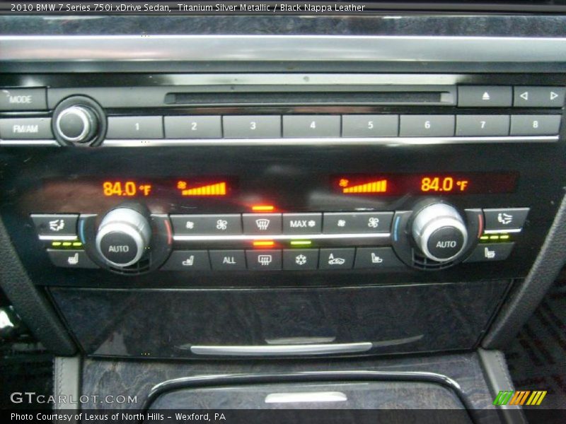 Controls of 2010 7 Series 750i xDrive Sedan