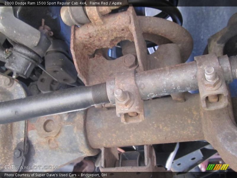 Flame Red / Agate 2000 Dodge Ram 1500 Sport Regular Cab 4x4