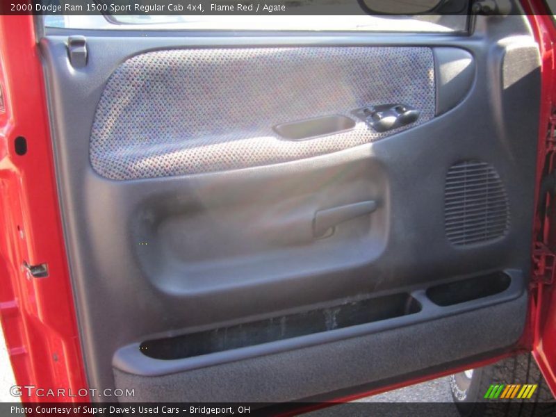 Flame Red / Agate 2000 Dodge Ram 1500 Sport Regular Cab 4x4