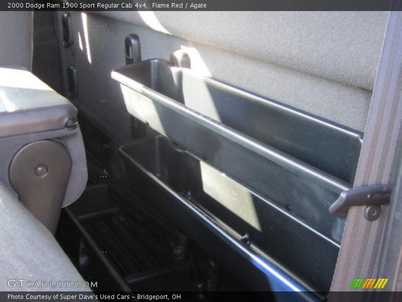 Flame Red / Agate 2000 Dodge Ram 1500 Sport Regular Cab 4x4