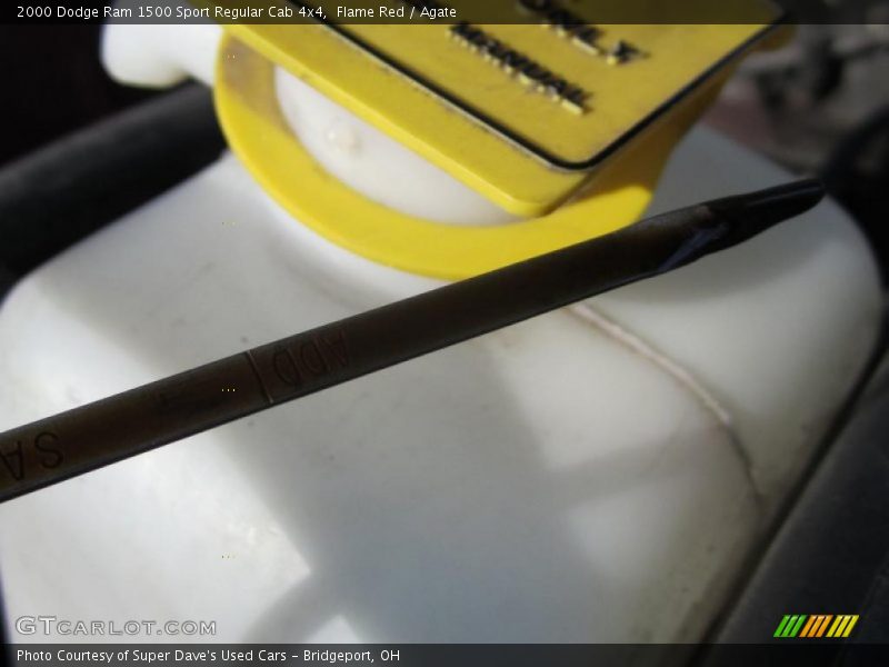 Flame Red / Agate 2000 Dodge Ram 1500 Sport Regular Cab 4x4