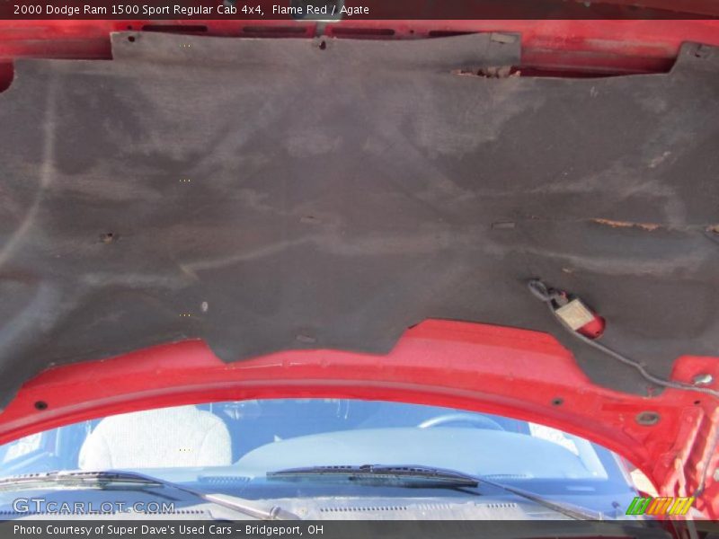Flame Red / Agate 2000 Dodge Ram 1500 Sport Regular Cab 4x4