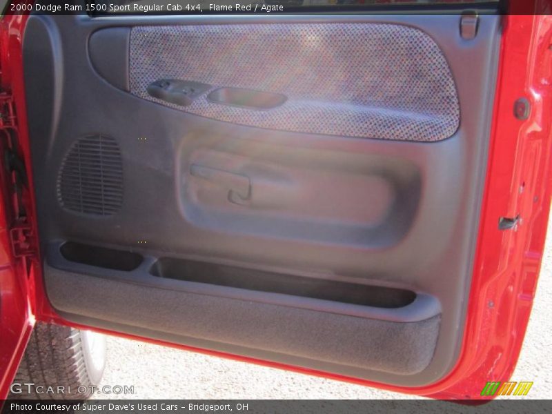 Flame Red / Agate 2000 Dodge Ram 1500 Sport Regular Cab 4x4