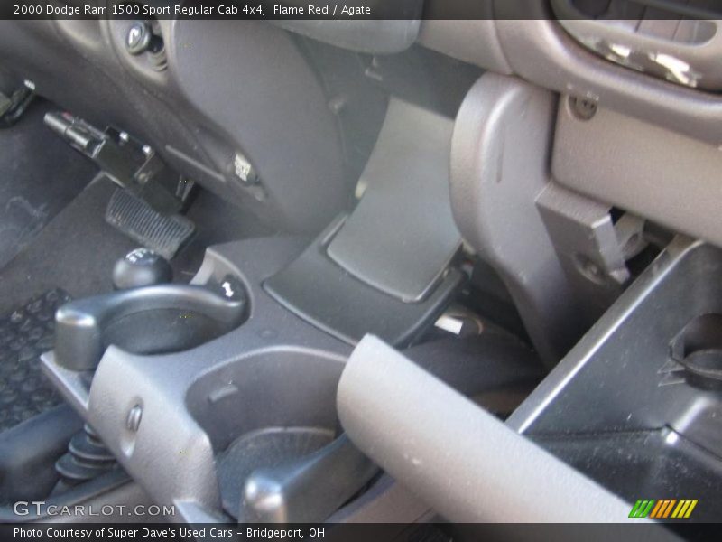 Flame Red / Agate 2000 Dodge Ram 1500 Sport Regular Cab 4x4