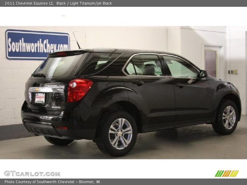 Black / Light Titanium/Jet Black 2011 Chevrolet Equinox LS