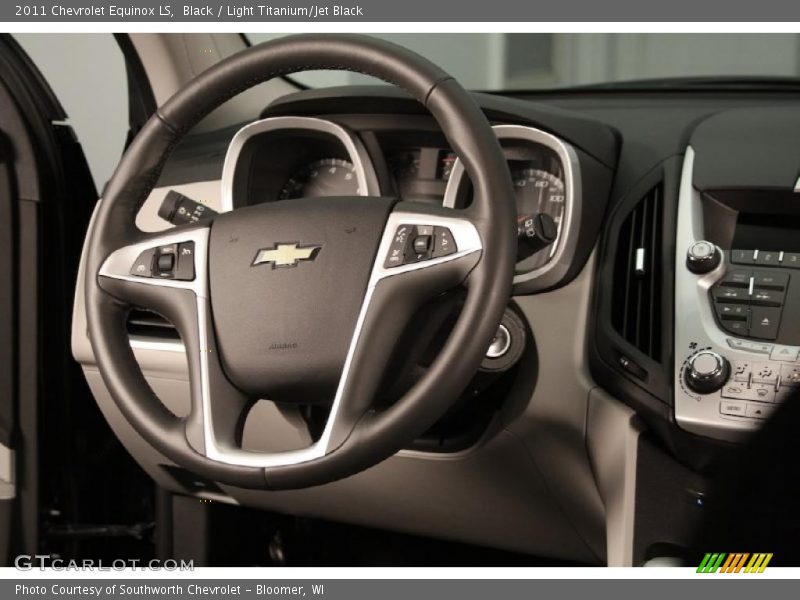 Black / Light Titanium/Jet Black 2011 Chevrolet Equinox LS