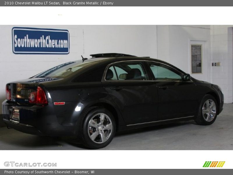 Black Granite Metallic / Ebony 2010 Chevrolet Malibu LT Sedan