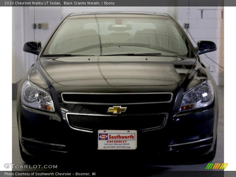 Black Granite Metallic / Ebony 2010 Chevrolet Malibu LT Sedan