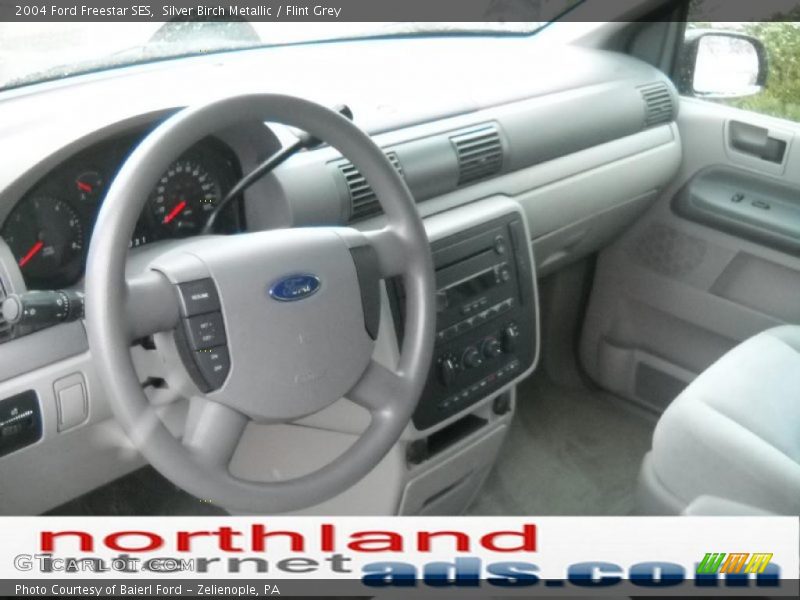 Silver Birch Metallic / Flint Grey 2004 Ford Freestar SES