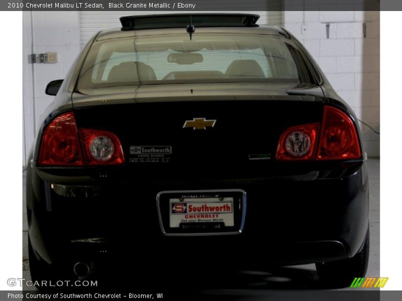 Black Granite Metallic / Ebony 2010 Chevrolet Malibu LT Sedan