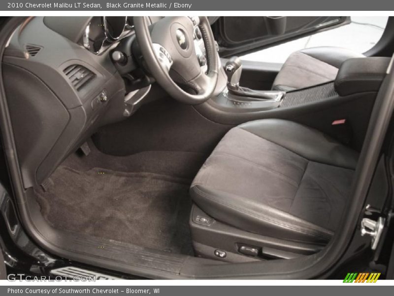 Black Granite Metallic / Ebony 2010 Chevrolet Malibu LT Sedan