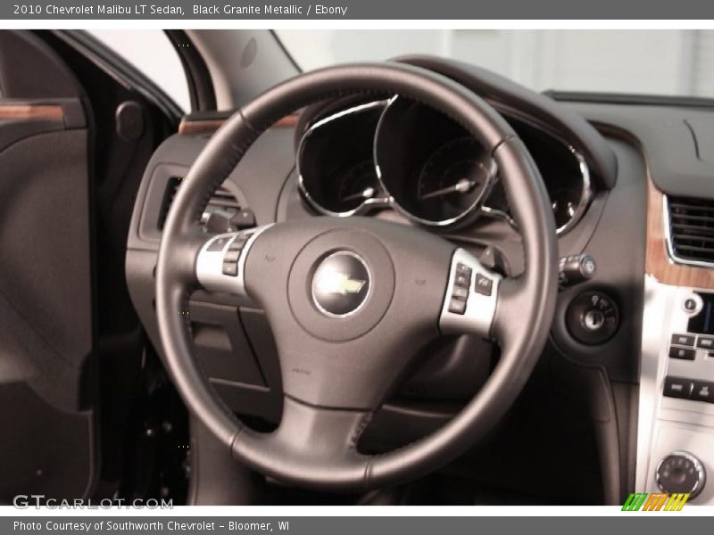 Black Granite Metallic / Ebony 2010 Chevrolet Malibu LT Sedan