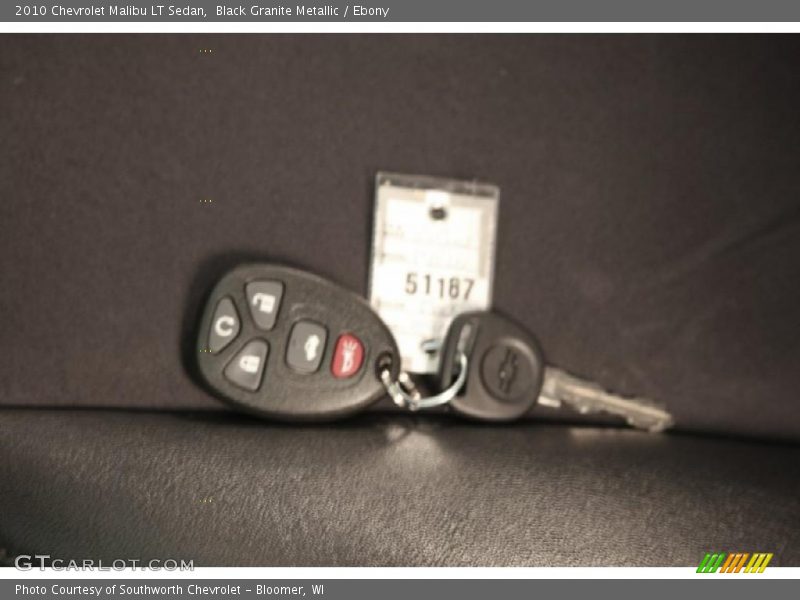 Black Granite Metallic / Ebony 2010 Chevrolet Malibu LT Sedan