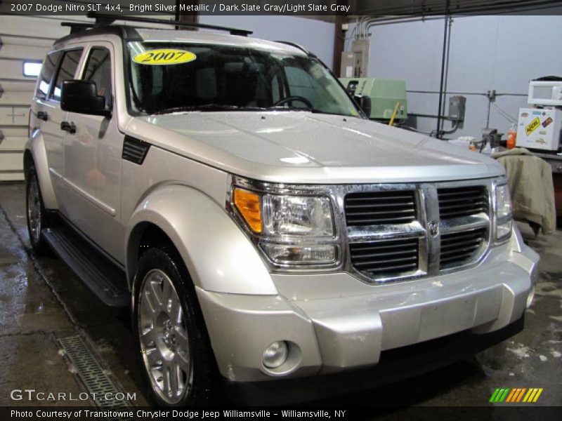 Bright Silver Metallic / Dark Slate Gray/Light Slate Gray 2007 Dodge Nitro SLT 4x4