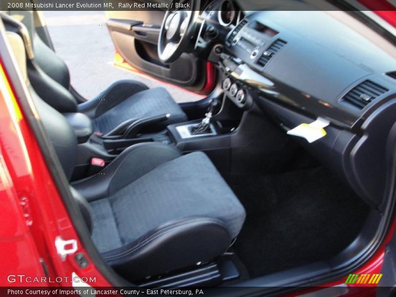 Rally Red Metallic / Black 2008 Mitsubishi Lancer Evolution MR