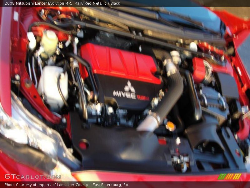 Rally Red Metallic / Black 2008 Mitsubishi Lancer Evolution MR