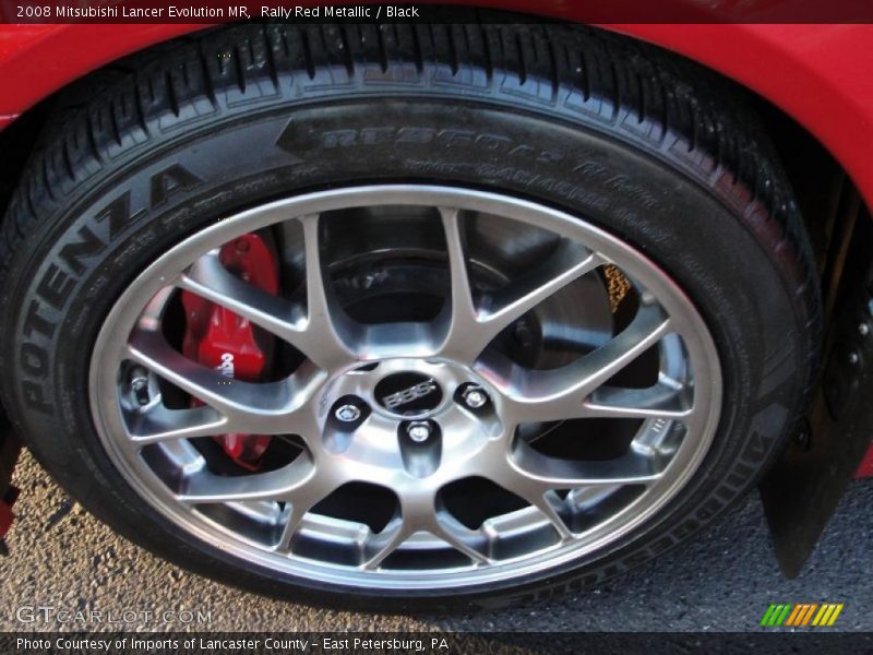 Rally Red Metallic / Black 2008 Mitsubishi Lancer Evolution MR