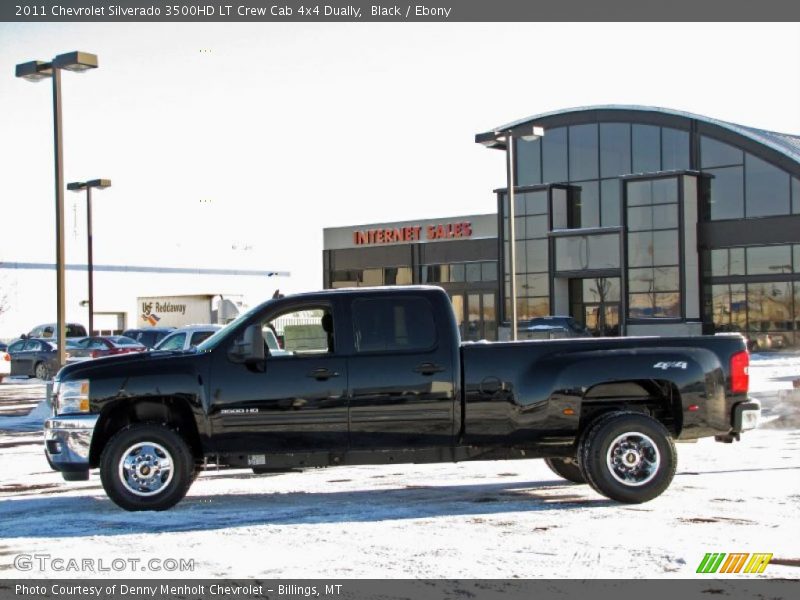 Black / Ebony 2011 Chevrolet Silverado 3500HD LT Crew Cab 4x4 Dually