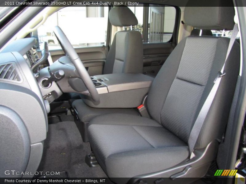  2011 Silverado 3500HD LT Crew Cab 4x4 Dually Ebony Interior