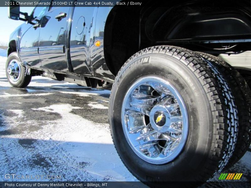Black / Ebony 2011 Chevrolet Silverado 3500HD LT Crew Cab 4x4 Dually