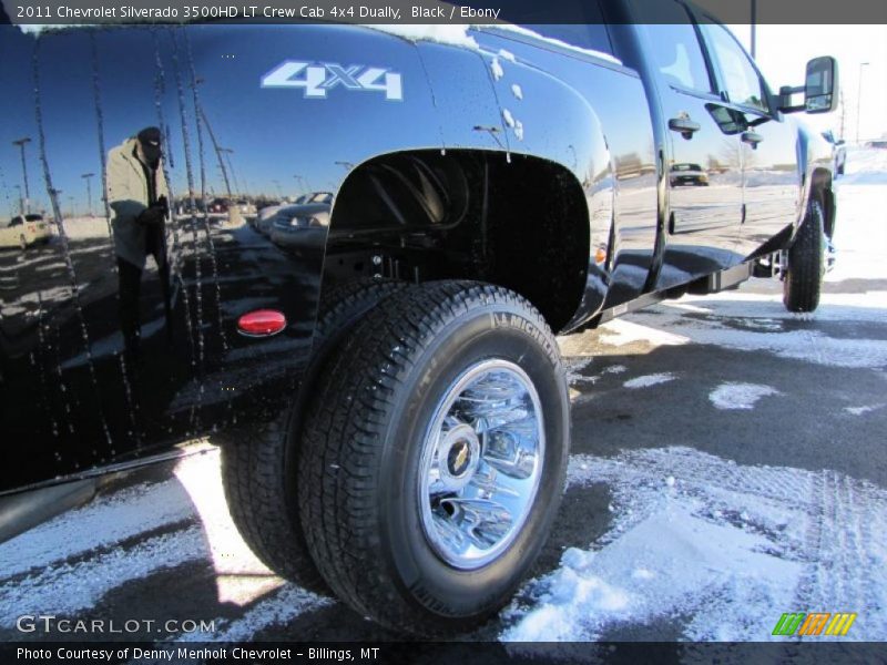 Black / Ebony 2011 Chevrolet Silverado 3500HD LT Crew Cab 4x4 Dually