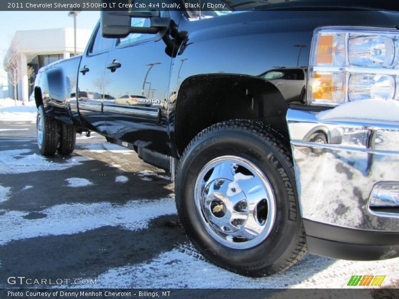 Black / Ebony 2011 Chevrolet Silverado 3500HD LT Crew Cab 4x4 Dually