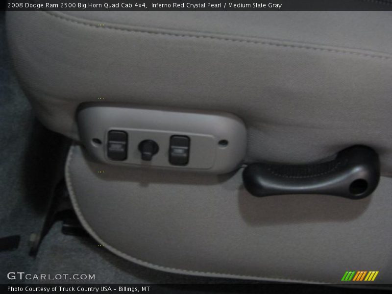 Inferno Red Crystal Pearl / Medium Slate Gray 2008 Dodge Ram 2500 Big Horn Quad Cab 4x4
